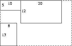 insert 8x13 rectangle